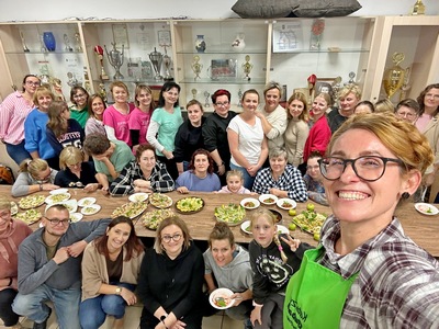 Warsztaty kulinarne dla KGW Grodziec w gminie Ozimek w województwie opolskim