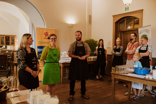 Warsztaty kulinarne prowadził szef kuchni Art Hotelu Grzegorz Pomietło i Arek Dziakowski szef kuchni restauracji Agawa