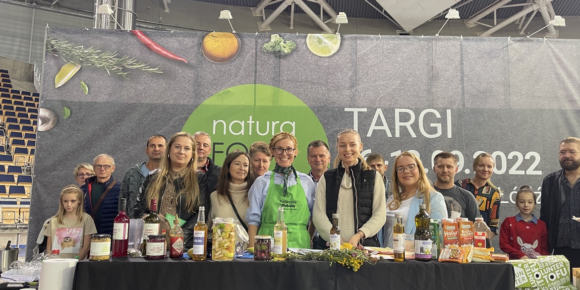 Targi Natura Food Be Eco w Łodzi 2022 relacja Katarzyna Gubała