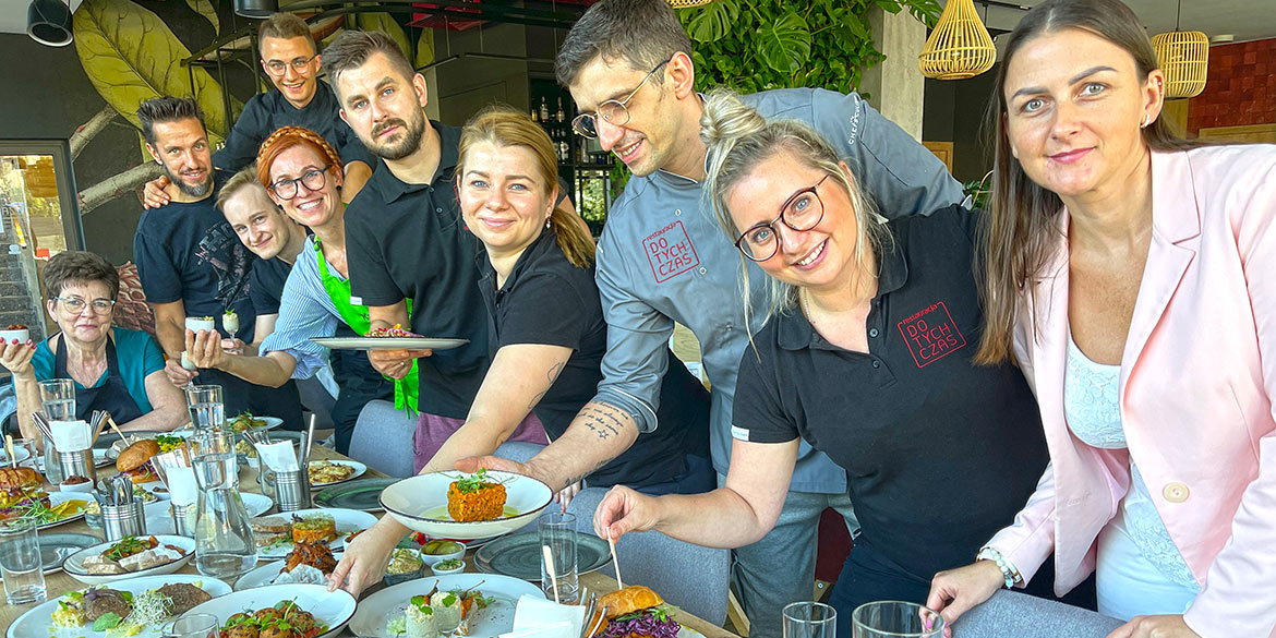 Kuchnia wege w restauracji Dotychczas