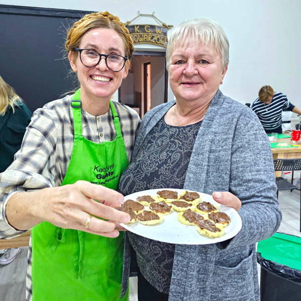 Warsztaty kulinarne dla KGW nie marnowanie jedzenia drugie życie produktu zero waste GOK Gidle Katarzyna Gubała