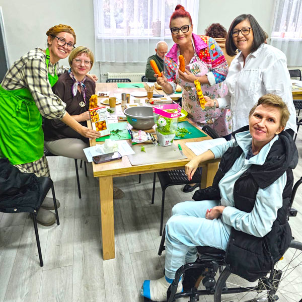 Warsztaty kulinarne dla KGW nie marnowanie jedzenia drugie życie produktu zero waste GOK Gidle Katarzyna Gubała