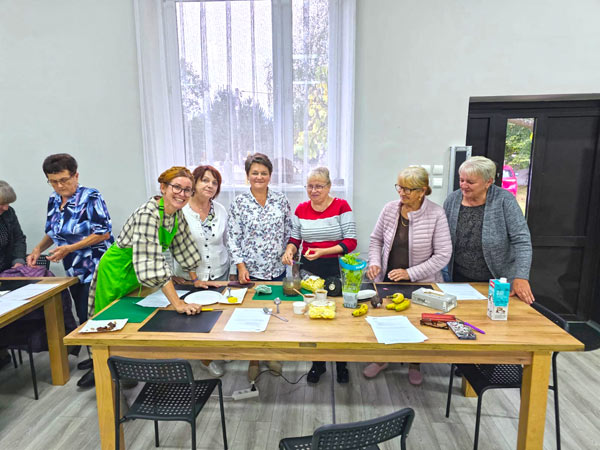 Warsztaty kulinarne dla KGW nie marnowanie jedzenia drugie życie produktu zero waste GOK Gidle Katarzyna Gubała