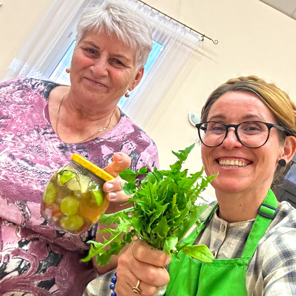 Warsztaty kulinarne kiszenie słoiki przetwory z KGW Ogorzelczyn Katarzyna Gubała