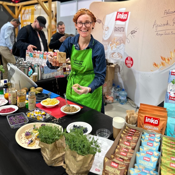 Live cooking z Inką podczas Chefs Culinar Wrocław Katarzyna Gubała pokazy kulinarne HoReCa