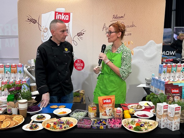 Live cooking z Inką podczas Chefs Culinar Wrocław Katarzyna Gubała pokazy kulinarne HoReCa