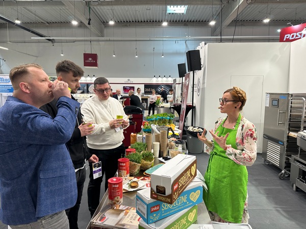 Pokazy dla marki Inka podczas targów branży HoReCa EuroGastro Katarzyna Gubała live cooking