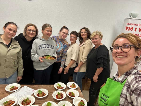 Warsztaty kulinarne dla KGW Grodziec w gminie Ozimek w województwie opolskim Katarzyna Gubała