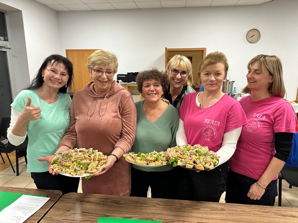 Warsztaty kulinarne dla KGW Grodziec w gminie Ozimek w województwie opolskim Katarzyna Gubała