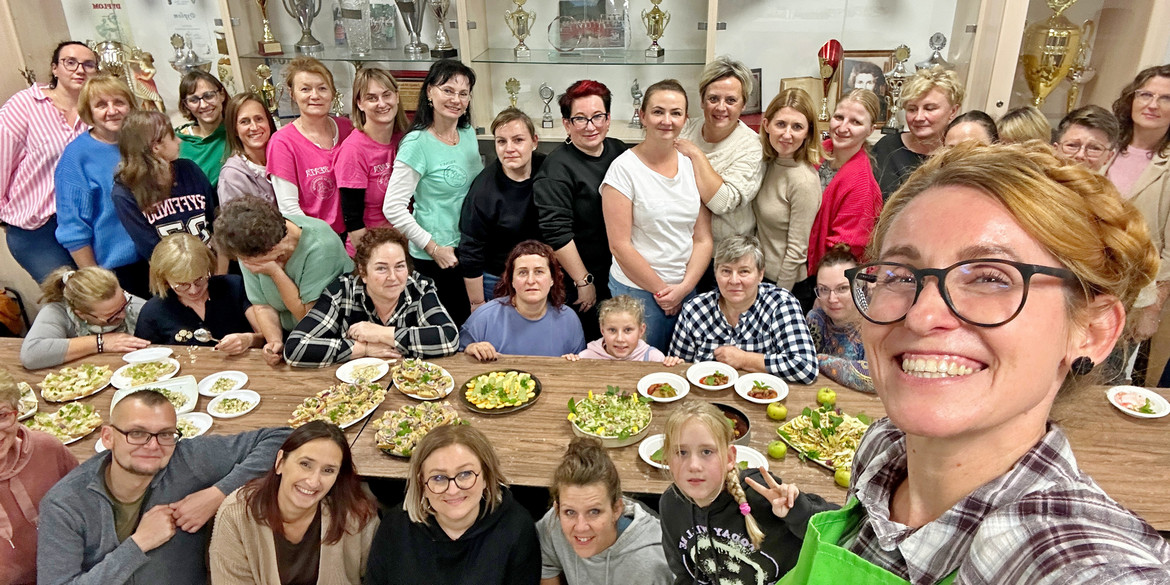 Warsztaty kulinarne dla KGW Grodziec w gminie Ozimek w województwie opolskim Katarzyna Gubała