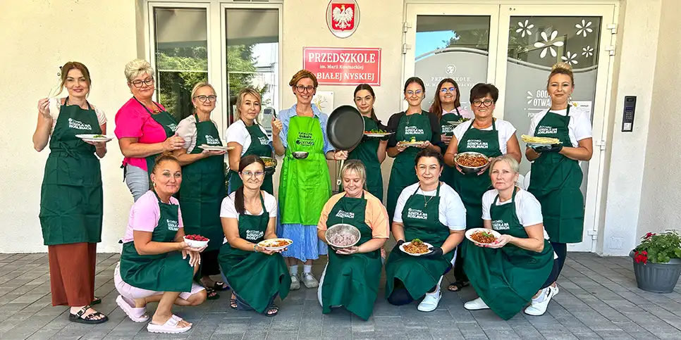 Szkolenie dla kucharek i kucharzy - kuchnia roślinna w żywieniu zbiorowym w Białej Nyskiej