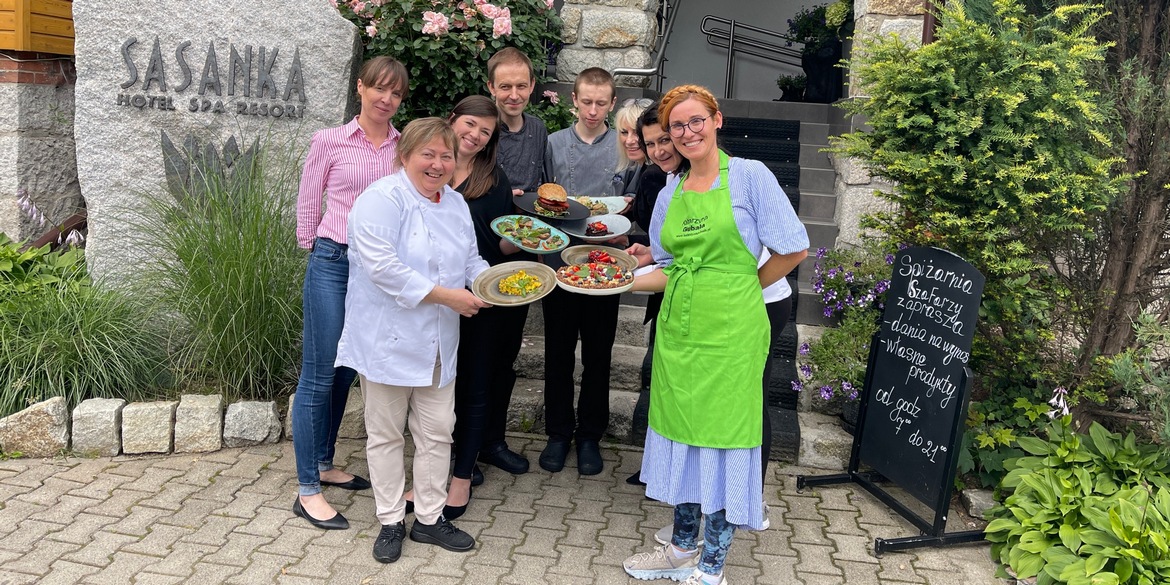 Szkolenie z kuchni wegetariańskiej i wegańskiej dla hotelu i restauracji Sasanka