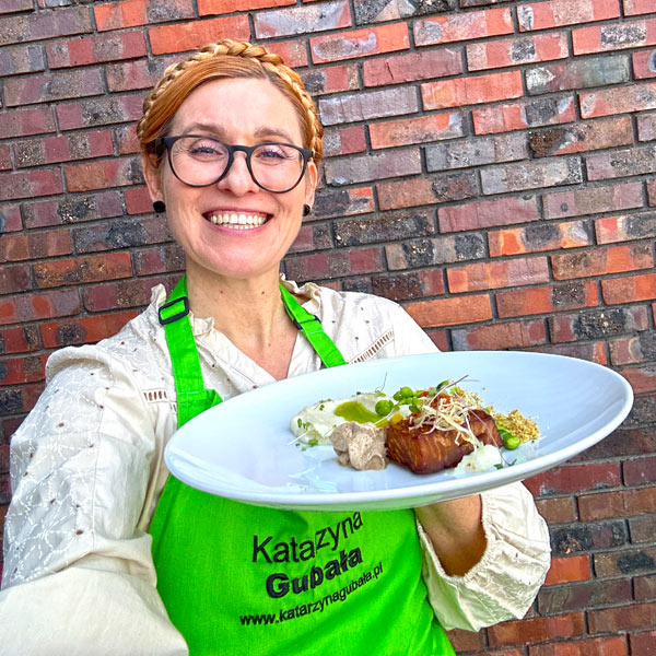 Konkurs kuchni wegańskiej dla profesjonalistów Złoty karczoch 2024 Gastrotargi Smakki  Katarzyna Gubała