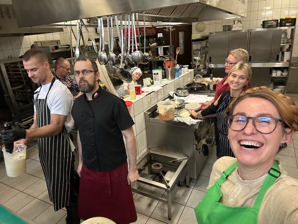 Menu roślinne na wesele szkolenie Hotelu i Restauracji Korona w Rybniku Katarzyna Gubała