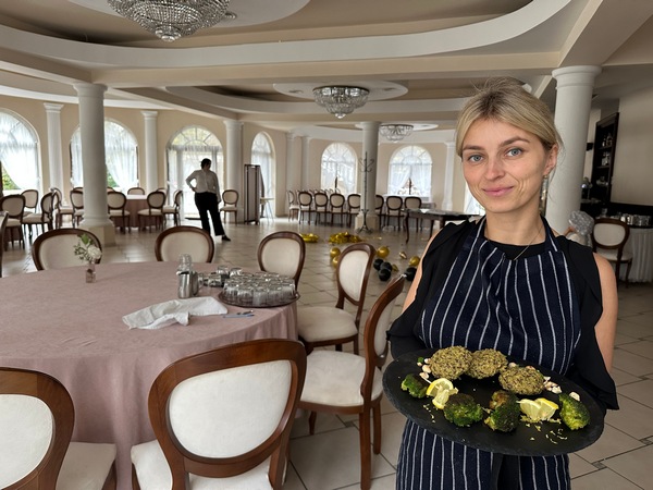 Menu roślinne na wesele szkolenie Hotelu i Restauracji Korona w Rybniku Katarzyna Gubała