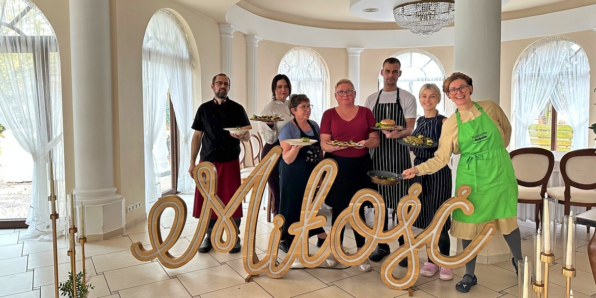 Menu roślinne na wesele szkolenie Hotelu i Restauracji Korona w Rybniku Katarzyna Gubała