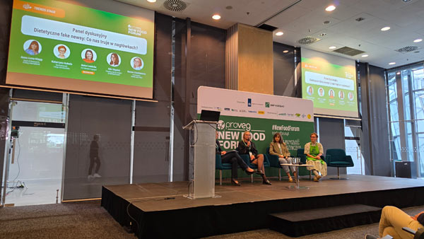 Konferencja zrównoważonego żywienia w Polsce New Food Forum 2026 ProVeg Polsk relacja Katarzyna Gubała