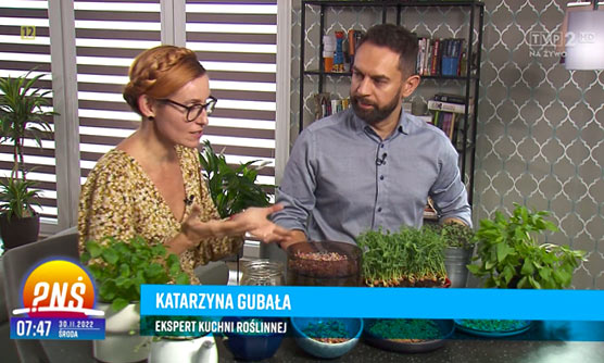 Katarzyna Gubała, Pytanie na Śniadanie: Jak wyhodować kiełki na kuchennym parapecie?